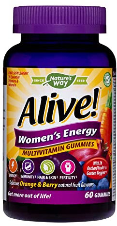 Alive! Women's Energy Multivitamins - 60 chewable Gummies
