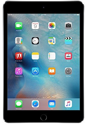 Apple iPad Mini 4, 7,9 Display mit WI-Fi, 128 GB, 2015, Space Grau (Generalüberholt)