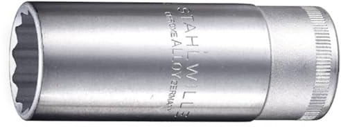 Stahlwille 51 13 Steckschlüssel-Einsatz 51 13mm 12-kant lang, Silber