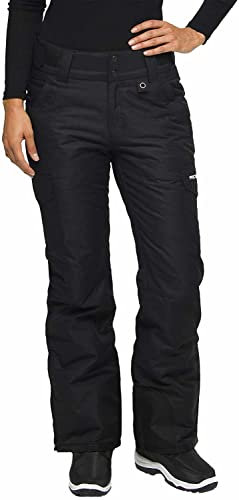 Arctix Damen Snow Sports Insulated Cargo Pants Skihose, Schwarz, XS x 31L