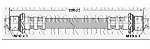 Borg & Beck BBH6855 Brake Hose To Fit Toyota Carina E 92-