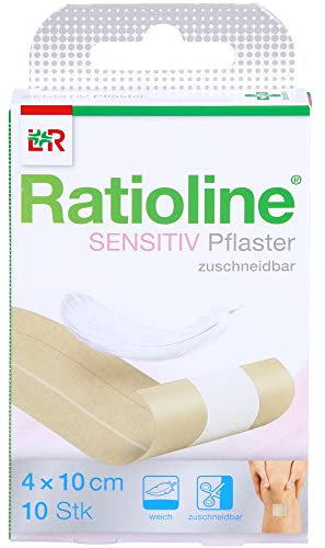 Ratioline Sensitive Wound Dressing, 4cm x 10cm, 10 St.
