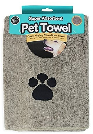 World of Pets Super Absorbent and Quick Dry Microfibre Pet Towel 100X60CM