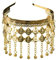 NEU Zubehör Kopfschmuck Orient mit Münzen, Gold