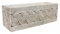 AnaParra Jardinera Rectangular Moderna en hormigón aligerado para Exterior Cenefa 100X35X38cm. Natural Musgo Verde
