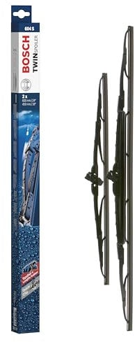 Bosch Scheibenwischer Twin Spoiler 604S, Länge: 600mm/450mm – Set für Frontscheibe