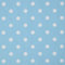 HOMESCAPES Blauer Baumwollstoff gepunktet Meterware 150 cm breit, blauer Stoff mit weißen Punkten, blau weiß gepunkteter Stoff zum Nähen, Deko-Stoff 100% Baumwolle Oeko-Tex