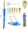 X4-TOOLS Strassstein Applikator Set - 11-teilig - mit Hotfix Applicator, Aufsätze, gratis Strasssteine - Starter Set
