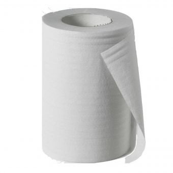 FRIPAUniversalrolle, Zellstoffqualit�t, 1-lagig, wei�, 120 m x 20 cm, d=13 cm, 12 Rollen/Paket