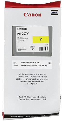 Canon PFI-207Y Ink Cartridges - Yellow