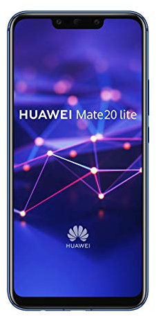 Huawei Mate 20 Lite Smartphone débloqué 4G (6,3 pouces - 64 Go/4 Go - Single SIM - Android) Bleu [Version anglaise]