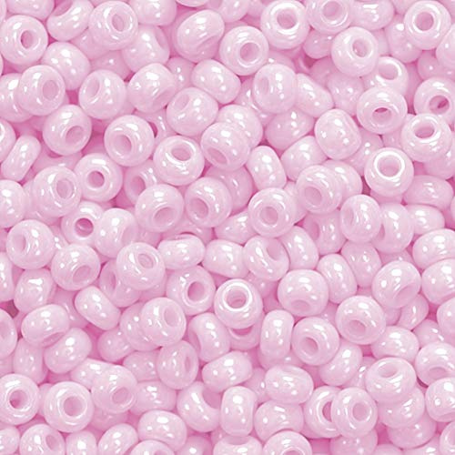 Gütermann / KnorrPrandell 3104214 - Indianerperlen opak 2,5mm zartrosa, 17 g/Dose