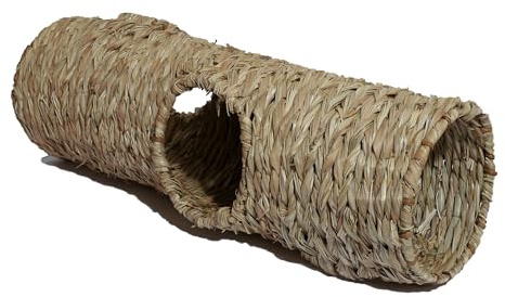Rosewood Naturals Woven Extra Long Play Tunnel, Small Animal Activity Toy, House and Hideout, for Guinea Pigs, Chinchillas, Degus, Rats and Ferrets, 50cm x 16cm