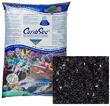 Carib Sea Arag-Alive Substrate, Hawaiian Black, 20 lb.