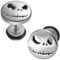 Soul-Cats 1 Paar Fakeplugs Halloween Nightmare, Farbe: Silber