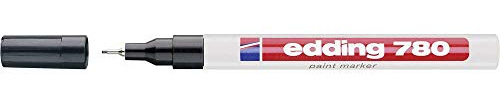 edding Lackmarker 780 Blister Schwarz 1 Stück auf Blisterkarte