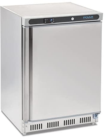 Polar C-Series Stainless Steel Under Counter Fridge 150Ltr