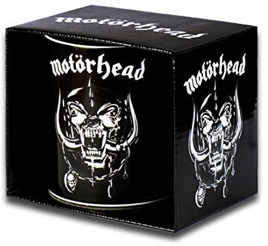 ICFPWR Ceramic Black Warpig Motörhead Logo Cup, 3.2 oz (946 ml), Mug, Home, Hot Drinks