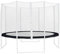 SixBros. Randabdeckung Schwarz für Gartentrampolin 1,85 M - 4,60 M - Ersatzteil Federabdeckung PVC - RA-1958 - Größe 4,00 m 4L