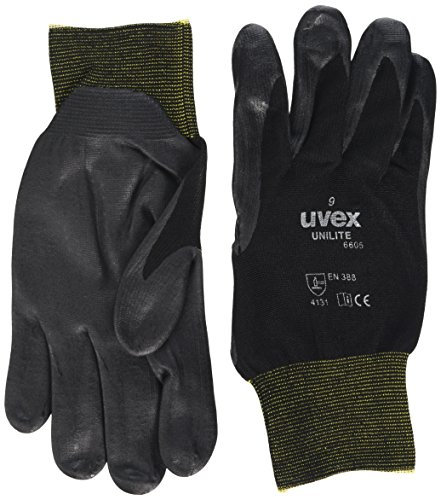 Uvex 60573 9 Unilite 6605 Thermo-Sicherheits-Handschuhe, Größe: 9, schwarz