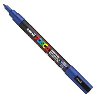 uniball Pigmentmarker POSCA PC3M, dunkelblau PC3M BF
