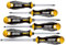 Felo Schraubendreher Satz, ERGONIC mit Sechskantklinge, 6-tlg SL, PZ, PH Multicolor