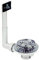 Dianhydro 371-M3091 Piletta per lavello Basket con Troppo Pieno 1 1/2, Multicolore