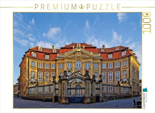 CALVENDO Puzzle Münster - Der Erbdrostenhof wurde 1753 bis 1757 erbaut. Er ist Teil der Barockinsel an der Salzstraße 1000 Teile Puzzle quer | Lege-Größe cm Foto-Puzzle für glückliche Stunden