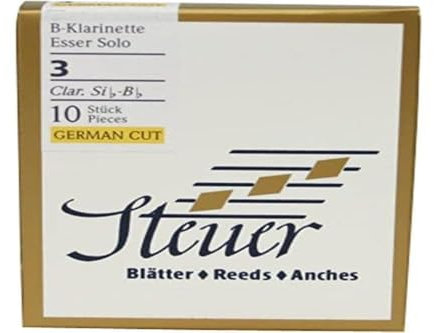Steuer Blatt BB-Klarinette Solo White Line 3.5 deutscher Schnitt 10er-Packung