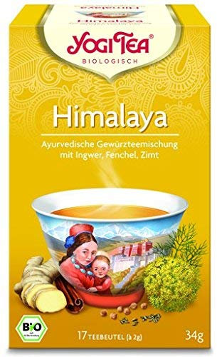 Yogi Tee, Himalaya Sweet Harmony Ayurvedische Teemischung, Biotee, milde, ausgewogene Teemischung, Biotee, 17 Teebeutel, 34g