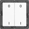 Jung ENOA595-01WW Eno Funk Wandsender 4 Kanal mit Symbol 01