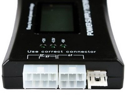 High-Tech Place Tester Netzteil mit LCD-Display