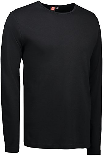 Pionier 41183-M T-Shirt 518 Interlock langärmlig Größe in Schwarz, M