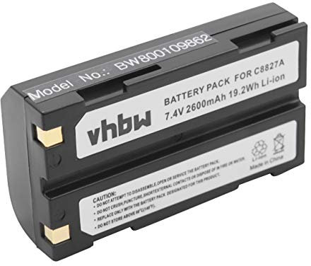 vhbw Li-Ion Akku 2600mAh (7.4V) kompatibel mit APS BC1071 Ersatz für D-Li1, C8872A.