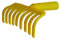EV MANINA Rastrello Pettine in Plastica per la Raccolta delle Olive, Giallo, 18x14.5x6 cm