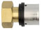 Pipetec Pressfitting Verschraubung Übergang 26x3 mm 3/4 Zoll Innengewinde TH Kontur Verbundrohr, DVGW, TH-Profil