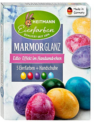 Ostereier Heitmann Eier Färben Glanz Marmorierfarben