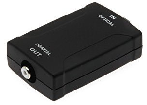 G&BL 5200 Convertitore Segnale Audio da Ottico a Coassiale, Nero/Antracite