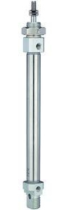 RIEGLER 114771-11.DM.08010 Rundzylinder »MI« doppeltwirkend, Kolben-Ø 8, Hub 10, M5x0,8, 1Stk