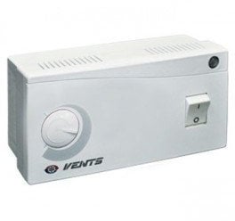Vents Variateur de vitesse pour extracteur et intracteur d’air, avec interrupteur ON/OFF, max 1 A, 230 V