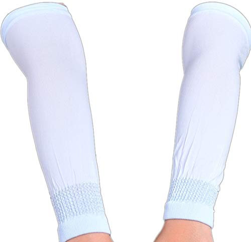 Egypt Bazar Elegante Armstulpen Hijab - Islamische Gebetskleidung (Hell-blau)