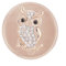 Morella Damen Coin Eule Rosegold 33 mm