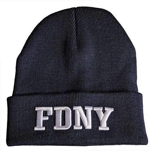NYC FACTORY FDNY Wintermütze Fire Department of New York City Navy & White One Size