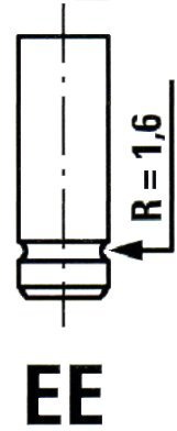 Freccia R6119/SNT Einlaßventil