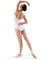 Bloch Dance Damen Nejor Microlux Camisole Gymnastikanzug, Weiß, Größe M