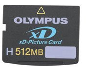 Olympus 512MB xD 0.5GB xD NAND memory card - memory cards (xD, 0-50 °C, Black, -20-65 °C, 0-95%, NAND)