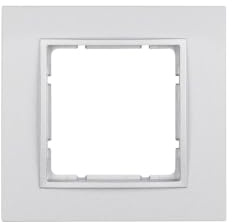 Hager B7 – Rahmen 1 Element Aluminium matt