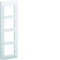 plaque 4 postes horizontal, entraxe de 71 mm hager essensya