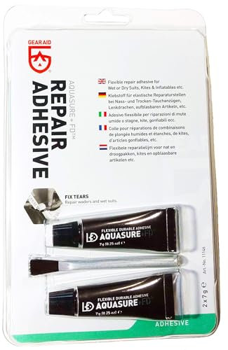 McNett Aquasure Urethane Repair Adhesive & Sealant Twin 7g Pack