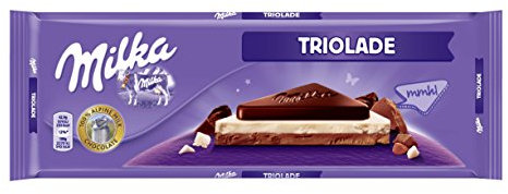 Milka Triolade 300g Großtafel, Pack of 6